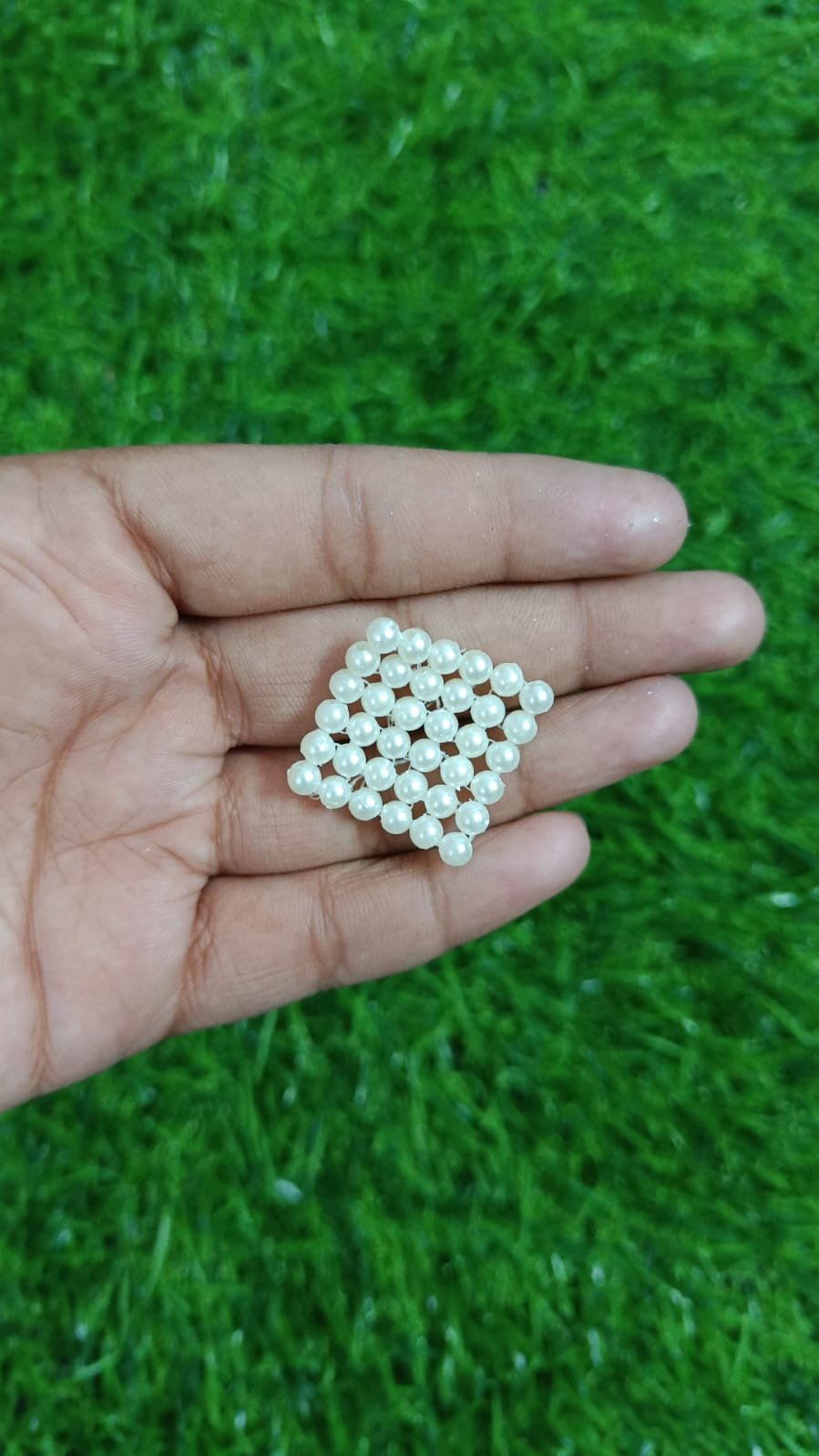 Moti Square Flower (2.5cm) - 10pc