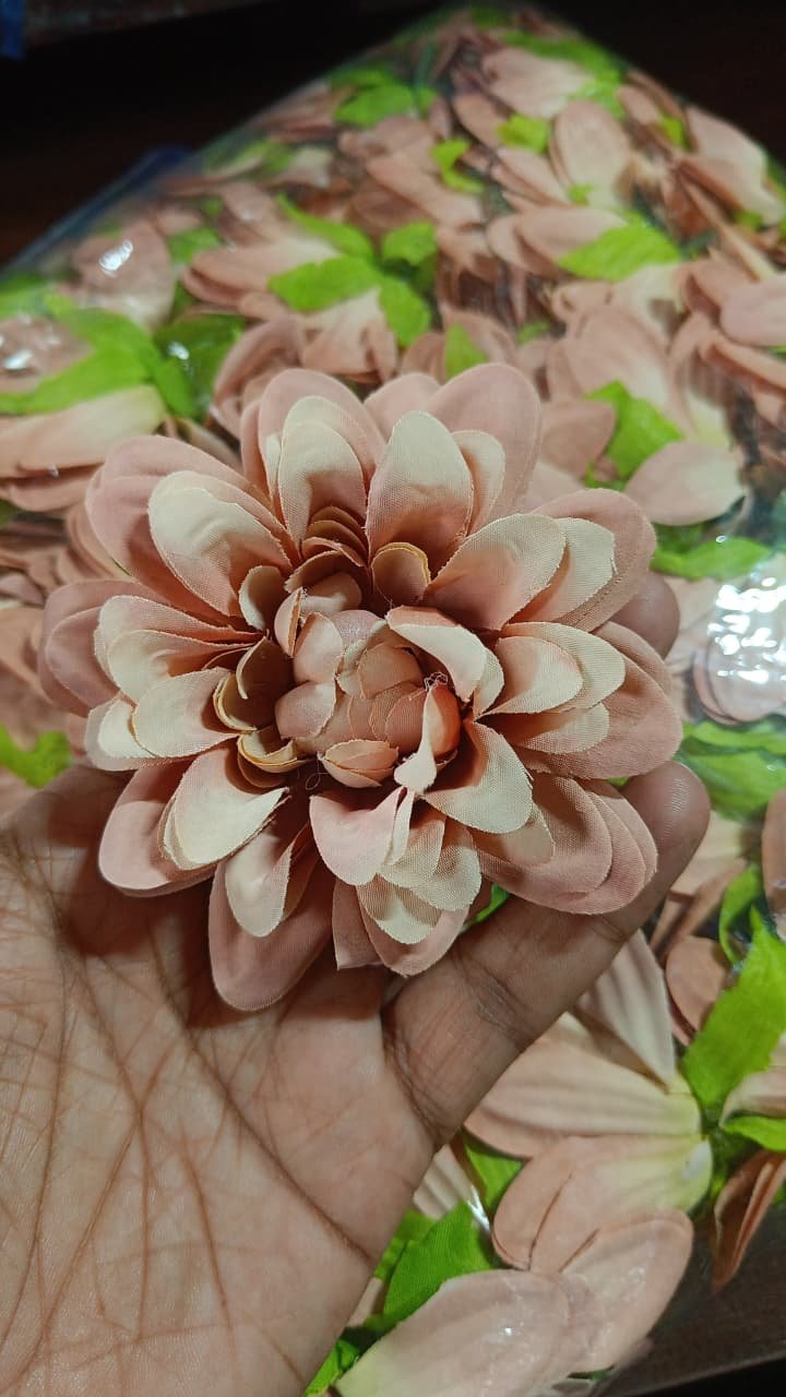 Artificial Soft Dahlias Flower 4inch