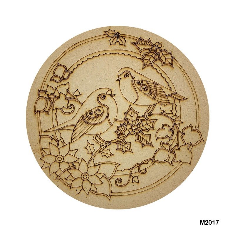 MDF Cutout Mandala Engrave (M2017) – 20CM