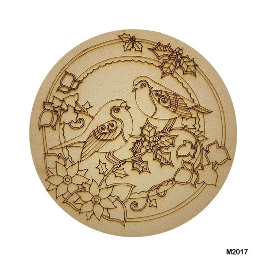 MDF Cutout Mandala Engrave (M2017) – 20CM