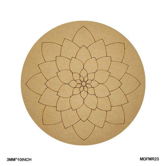 MDF Cutout Mandala Engrave (MDFMR23) – 10inch