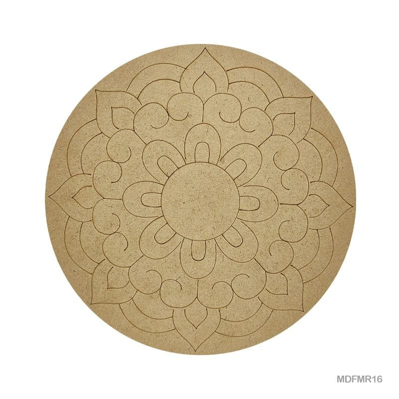 MDF Cutout Mandala Engrave (MDFMR16) – 10inch