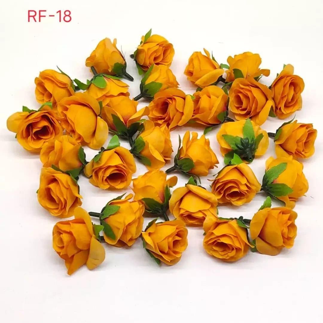 Orange Artificial Flower-10pc/Pack