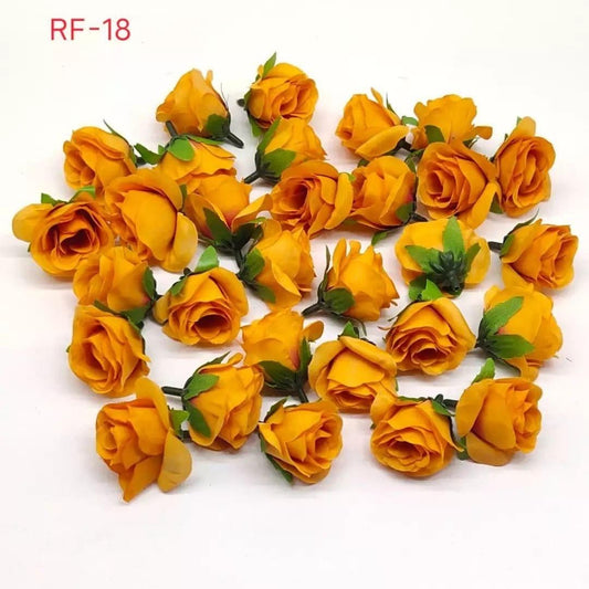 Orange Artificial Flower-10pc/Pack