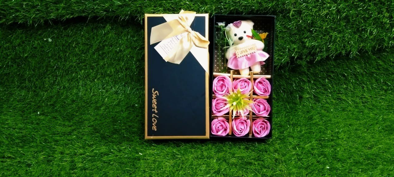 Teddy with Rose Set - 02