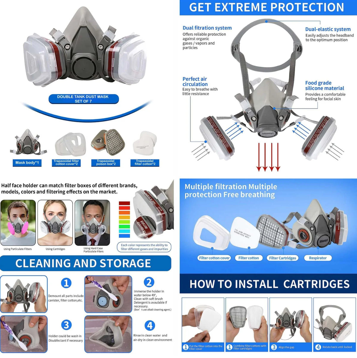 Respirator Mask (125001) - 1pc
