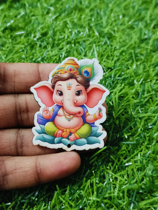 Ganeshji MDF Cut Out (2inch) - 5pc