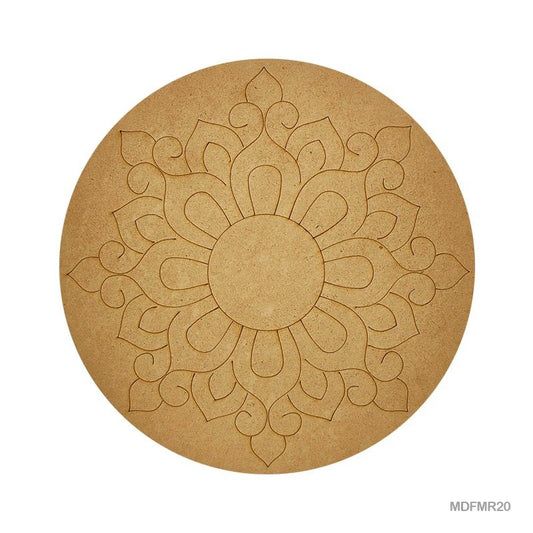 MDF Cutout Mandala Engrave (MDFMR20) - 10inch