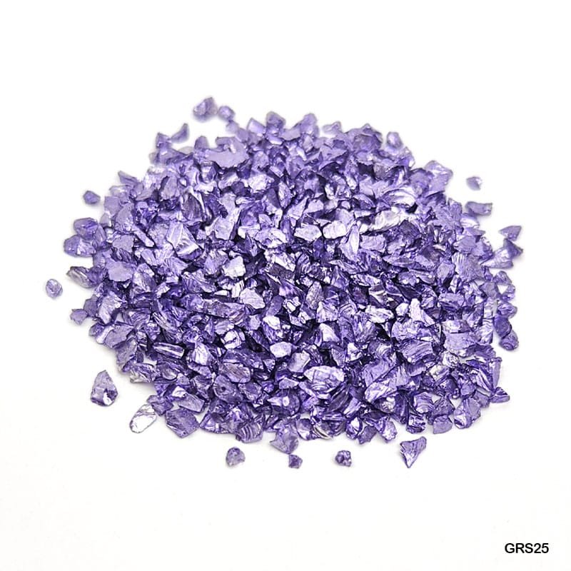 Glass Metallic Resin Stones - 100GM (GRS25)