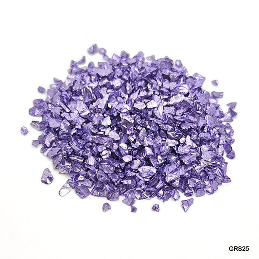 Glass Metallic Resin Stones - 100GM (GRS25)