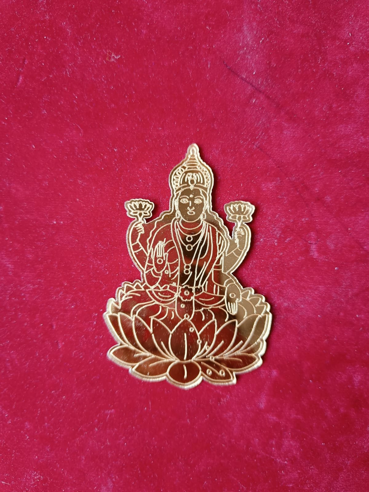 Acrylic Laxmi Ji (3inch) - 5pc