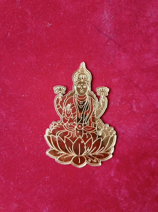 Acrylic Laxmi Ji (3inch) - 5pc