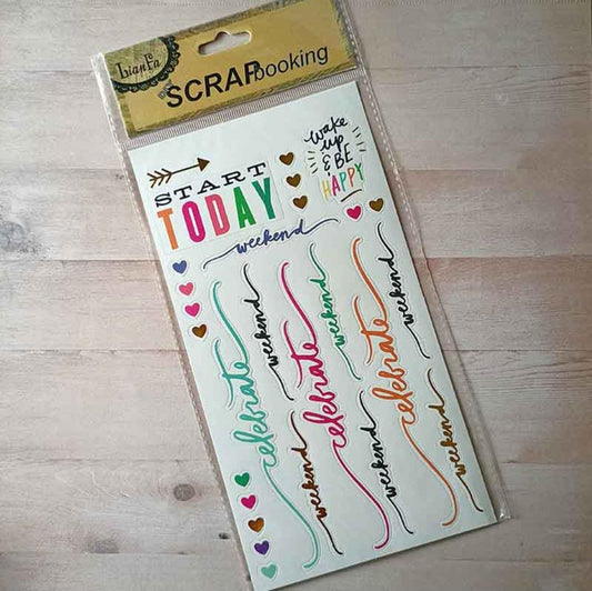 Gold foil Sticker – 23