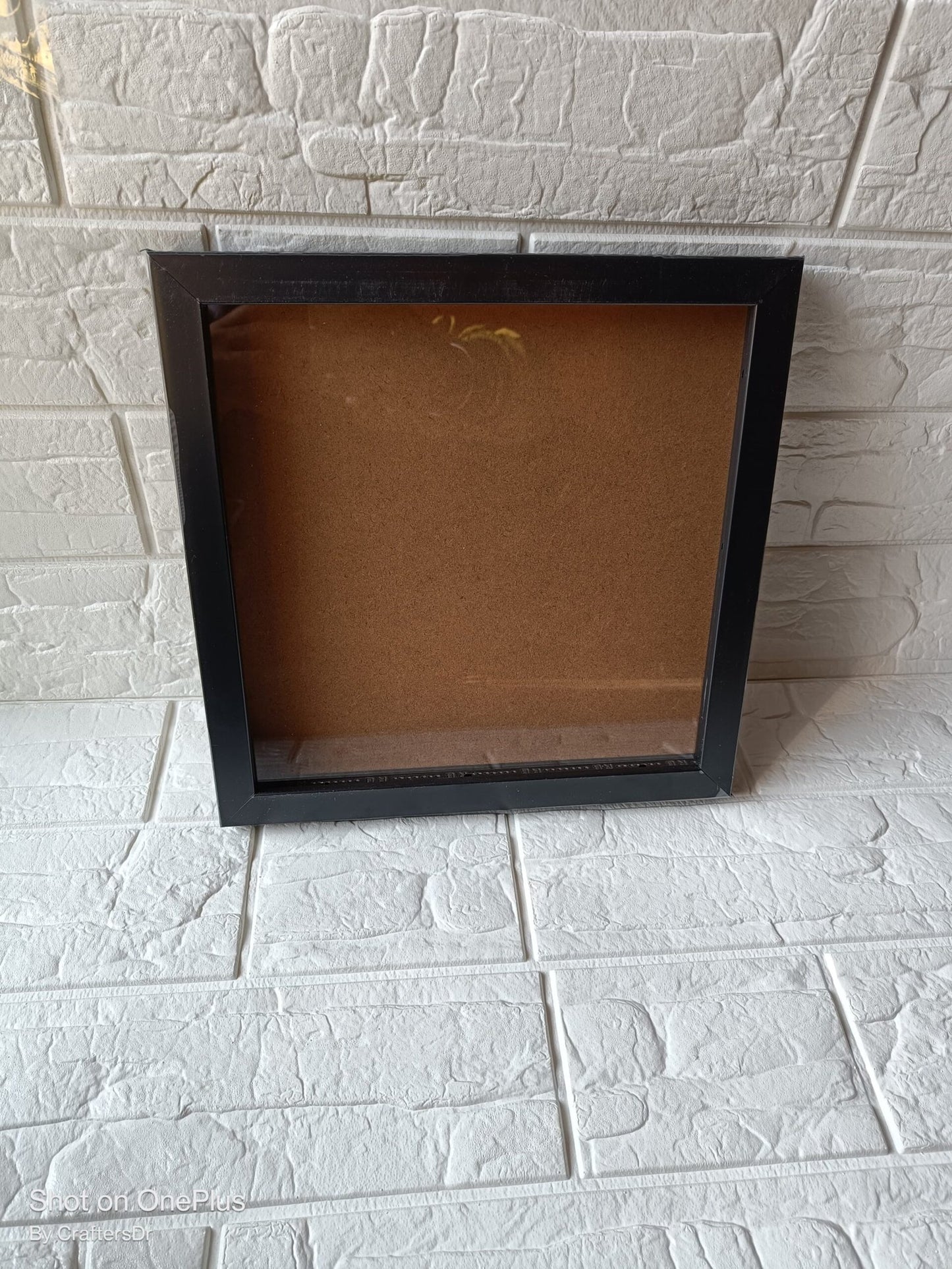 Shadow Glass Frame – 8*8 Inch (Black)