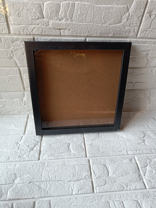 Shadow Glass Frame – 8*8 Inch (Black)
