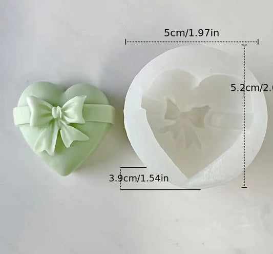 Handmade Heart Gift Candle Mould - (HM0195)