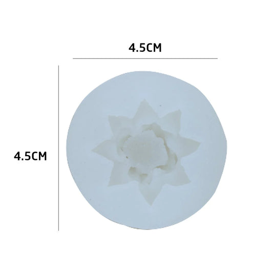 Handmade 3D Flower Candle Mould - (HM0277)