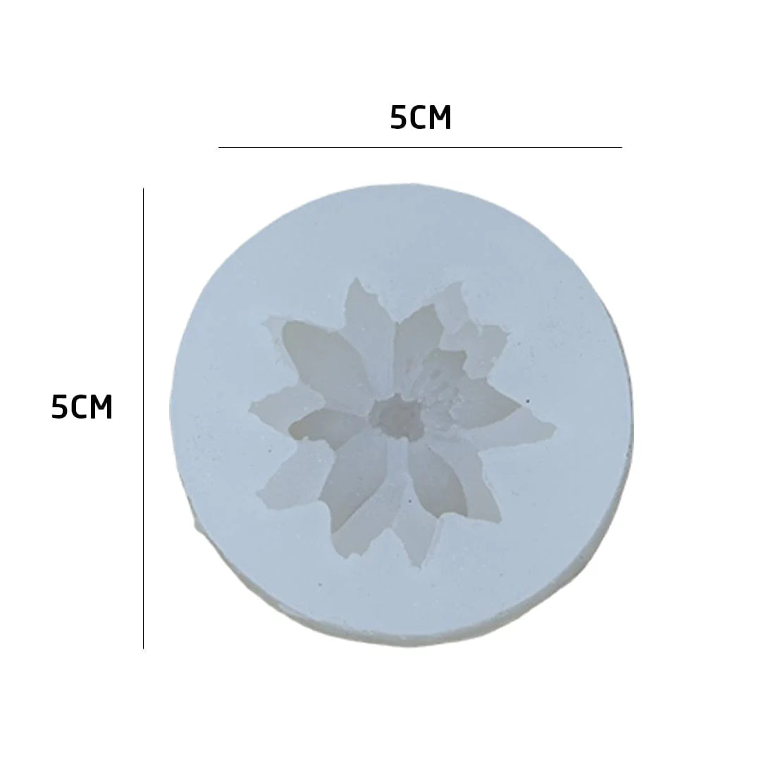 Handmade 3D Flower Candle Mould - (HM0280)