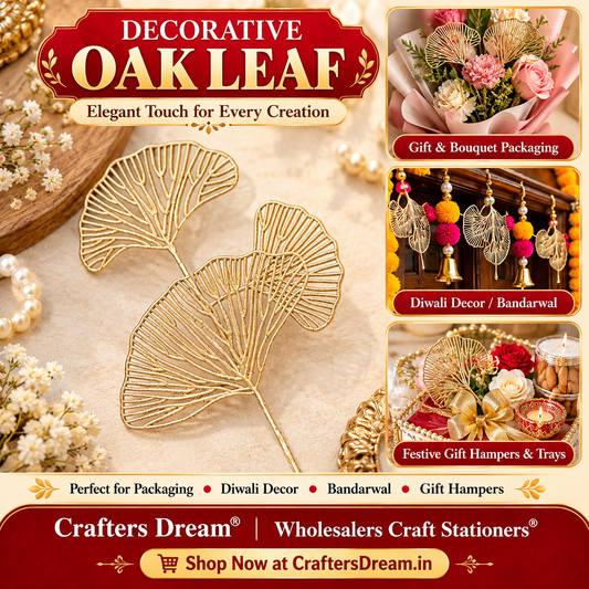 Artificial Flower Bouquets Ginkgo/Oak Leaf