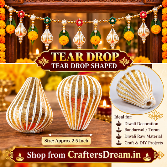 Tear Drop Shaped - 10pc