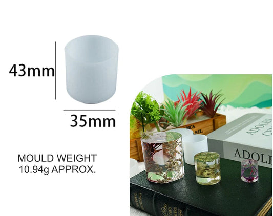 Small Cylinder Candle Mould (SM0190) - 1pc