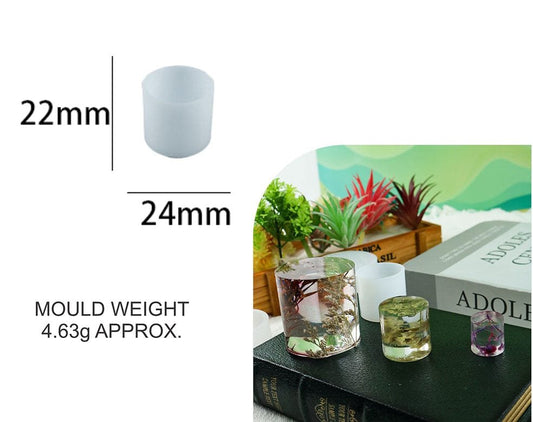 Mini Cylinder Candle Mould (SM0191) - 1pc