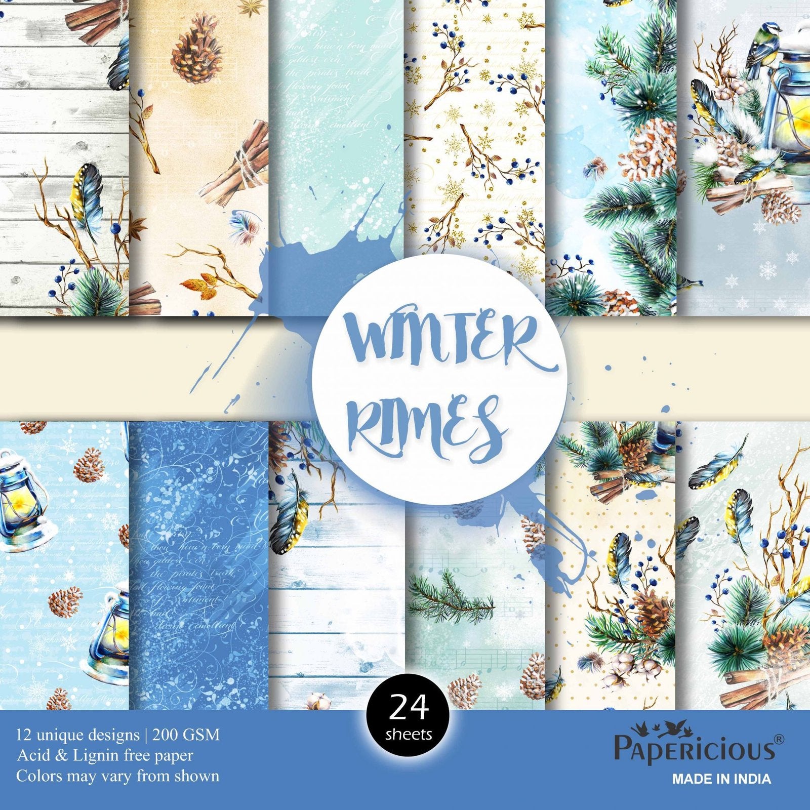Winter Rhymes - 12*12" Paper Pad